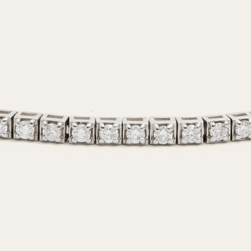 Spirit Diamond Tennis Bracelet - 14ct White Gold