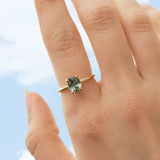 Maeve 1.94ct Green Sapphire Solitaire - 18ct Gold