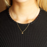 Tiny Honey Bee Necklace - 9ct Gold