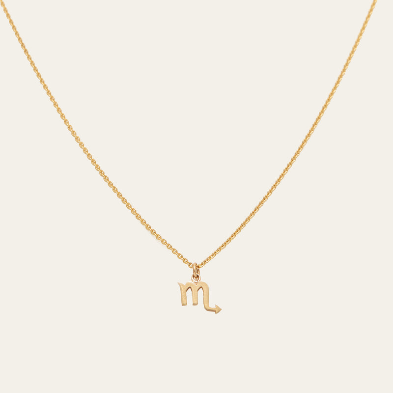 Zodiac Necklace - 9ct Gold