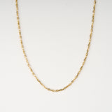 Greek Chain Necklace - 9ct Gold