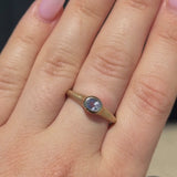 Coco with Small Blue Sapphire