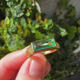 Nico Ring with 0.88ct Colombian Emerald - 18ct Gold