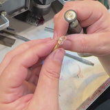 Celeste with Lab Pink Diamond - 18ct Gold