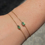 Sol Emerald Cut Emerald Bracelet
