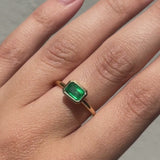 Esmeralda with 0.94ct Zambian Emerald - 18ct Gold