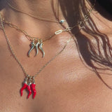 Red Cornicello Charm