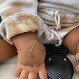 Baby Letter Bracelet - 9ct White Gold