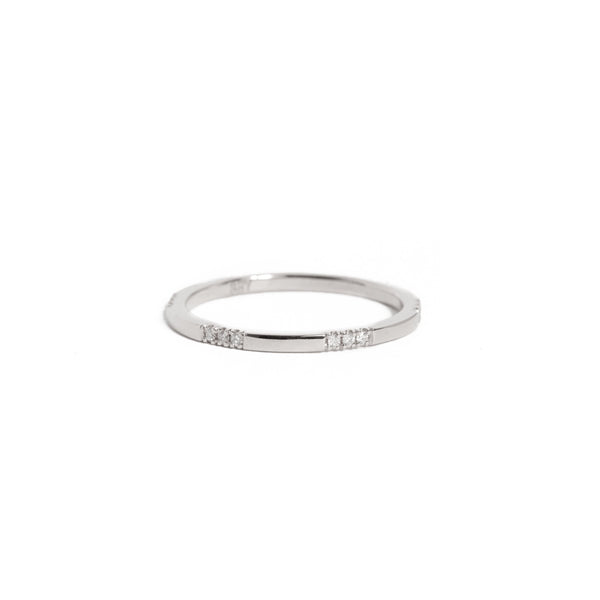Sparkle Diamond Ring - 14ct White Gold