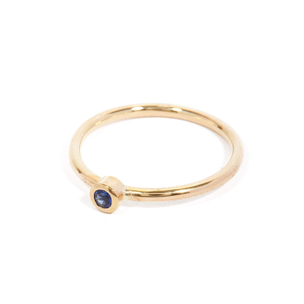 Neo Blue Sapphire Ring - 9ct Gold