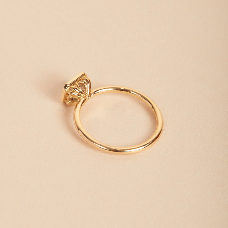 Bobbi Emerald Cut Diamond Ring - 18ct Gold