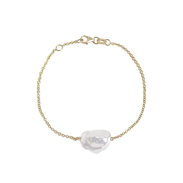 Calypso Keshi Pearl Bracelet - 9ct Gold