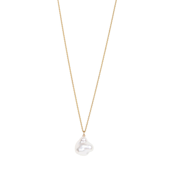 Calypso Keshi Pearl Necklace - 9ct Gold