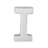 Letter Drop Charm - 9ct White Gold