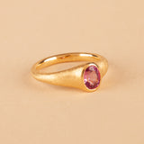 Mimi Ring with Pink Sapphire - 18ct Gold