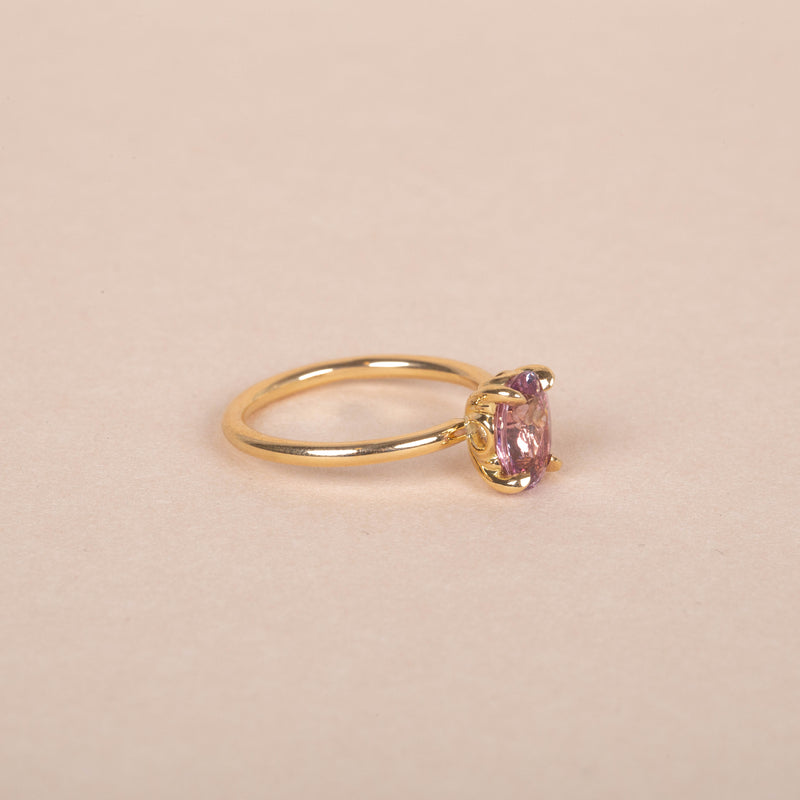 Paloma Padparadscha Sapphire Solitaire - 18ct Gold